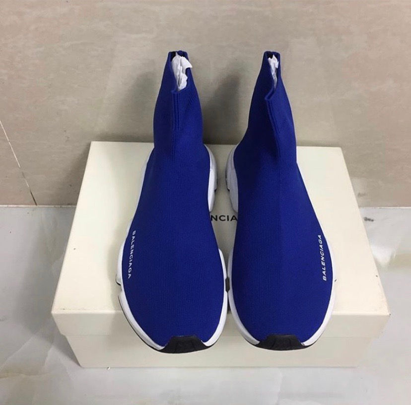 Authentic Royal Blue Sock Balenciagas