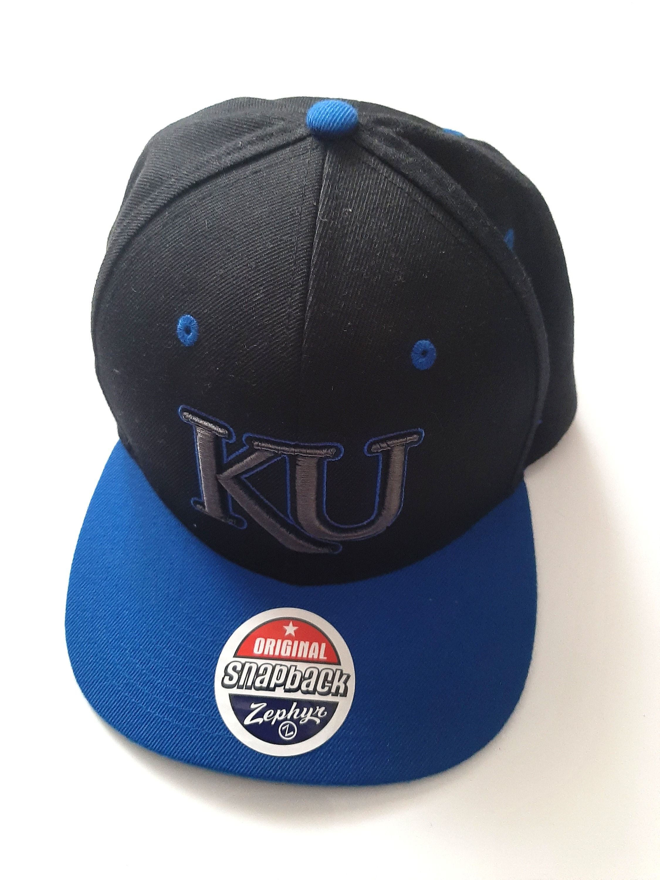 Gorras de béisbol color Negro y azul 