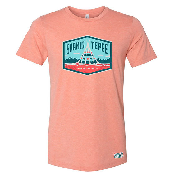 Saamis Tepee Unisex T-Shirt (TEFT001-3001CVC) | Edison Flat