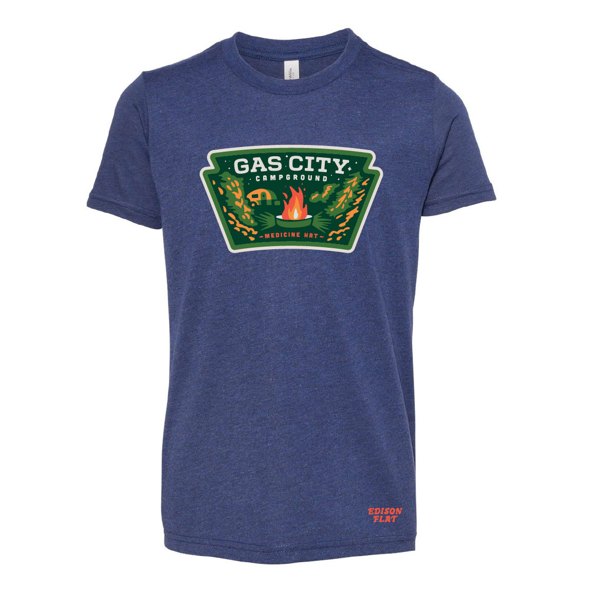 Gas City Campground Kids T-Shirt (TEFT020YL6-3413Y)