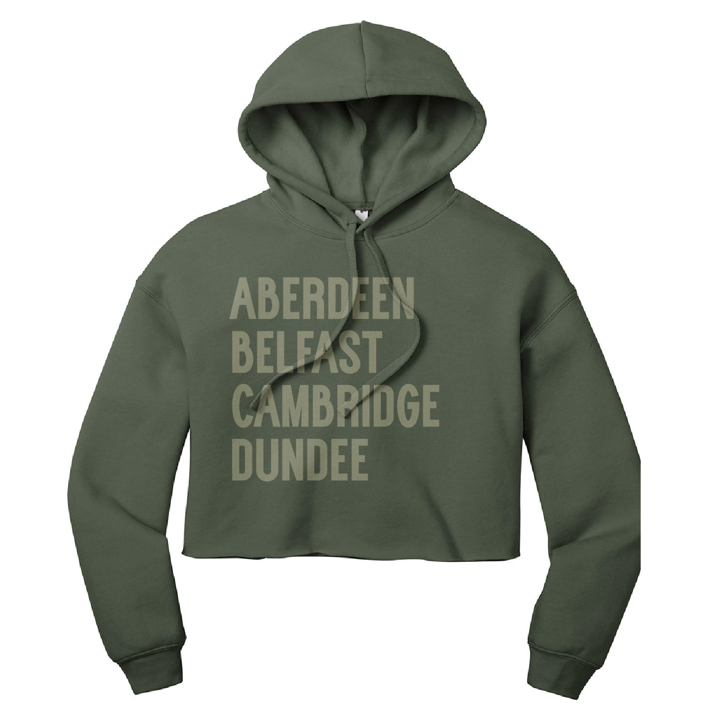 ABCD Ladies Cropped Hoodie (EFS009NOL-7502)