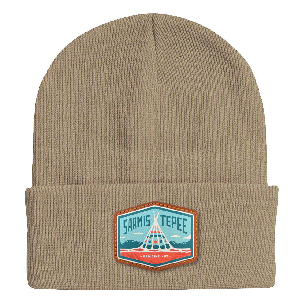 Saamis Tepee Patched Cuffed Beanie (TEFP013-SP12)
