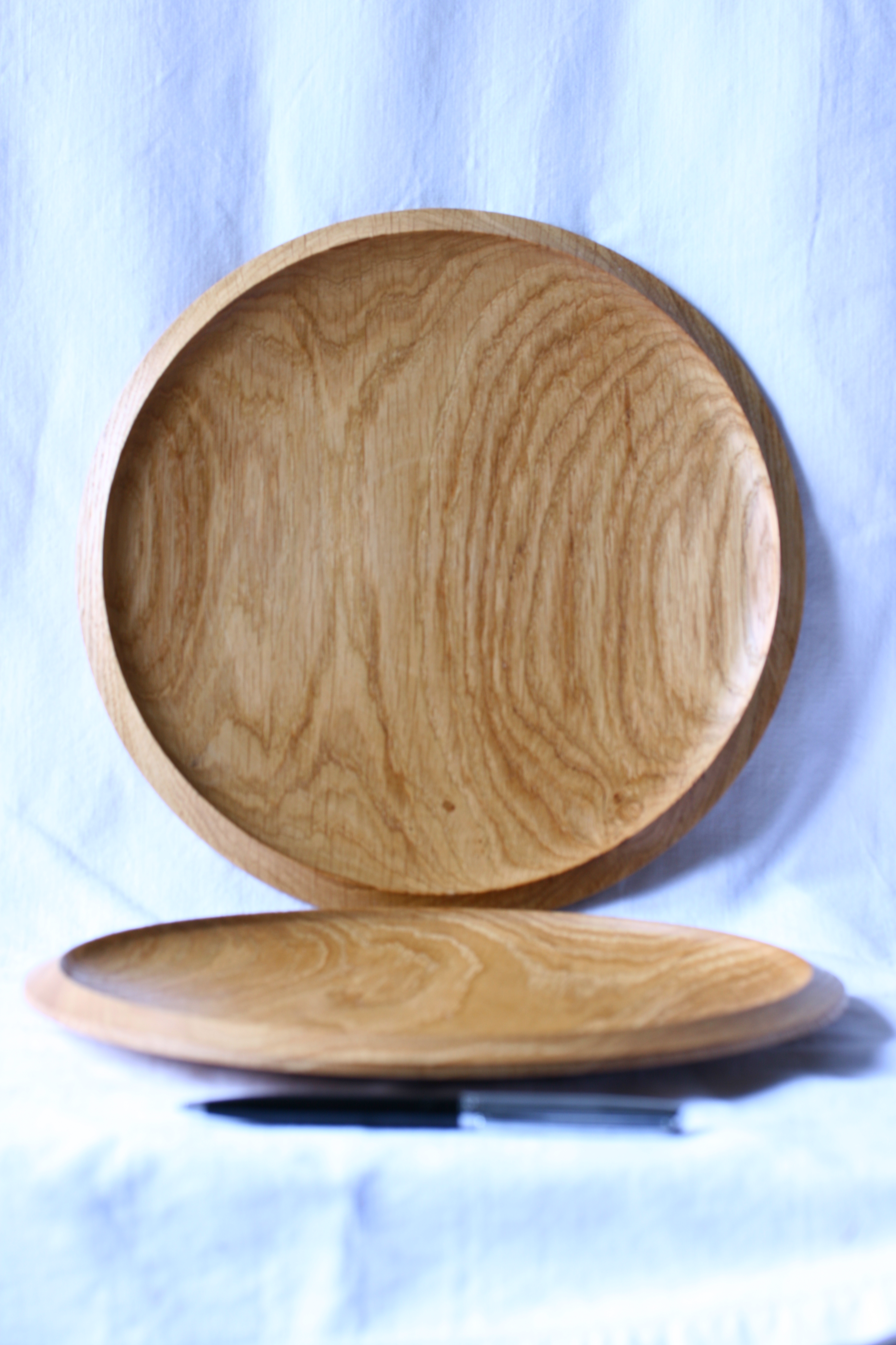 Assiette en chène