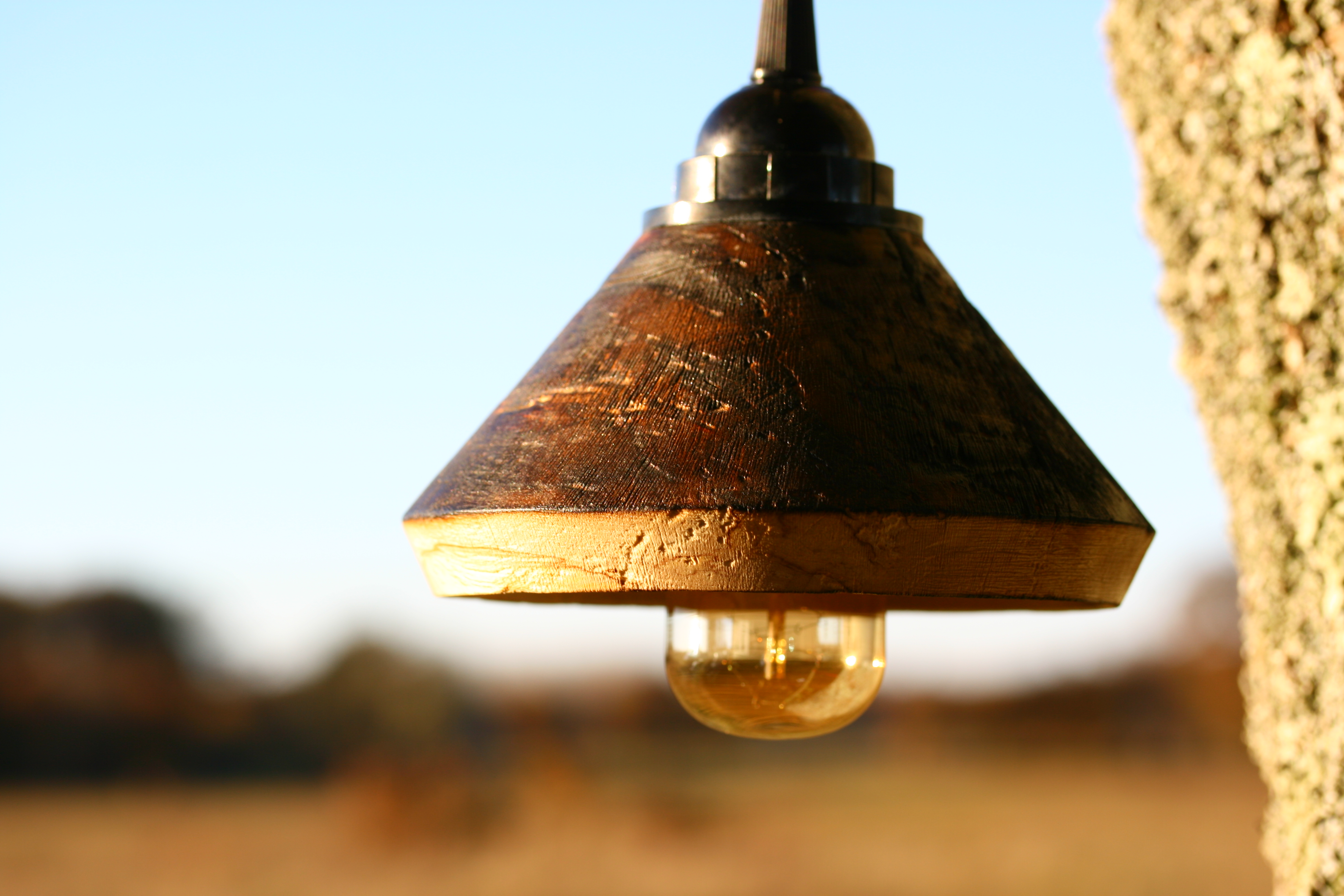 Plafonnier en bouleau