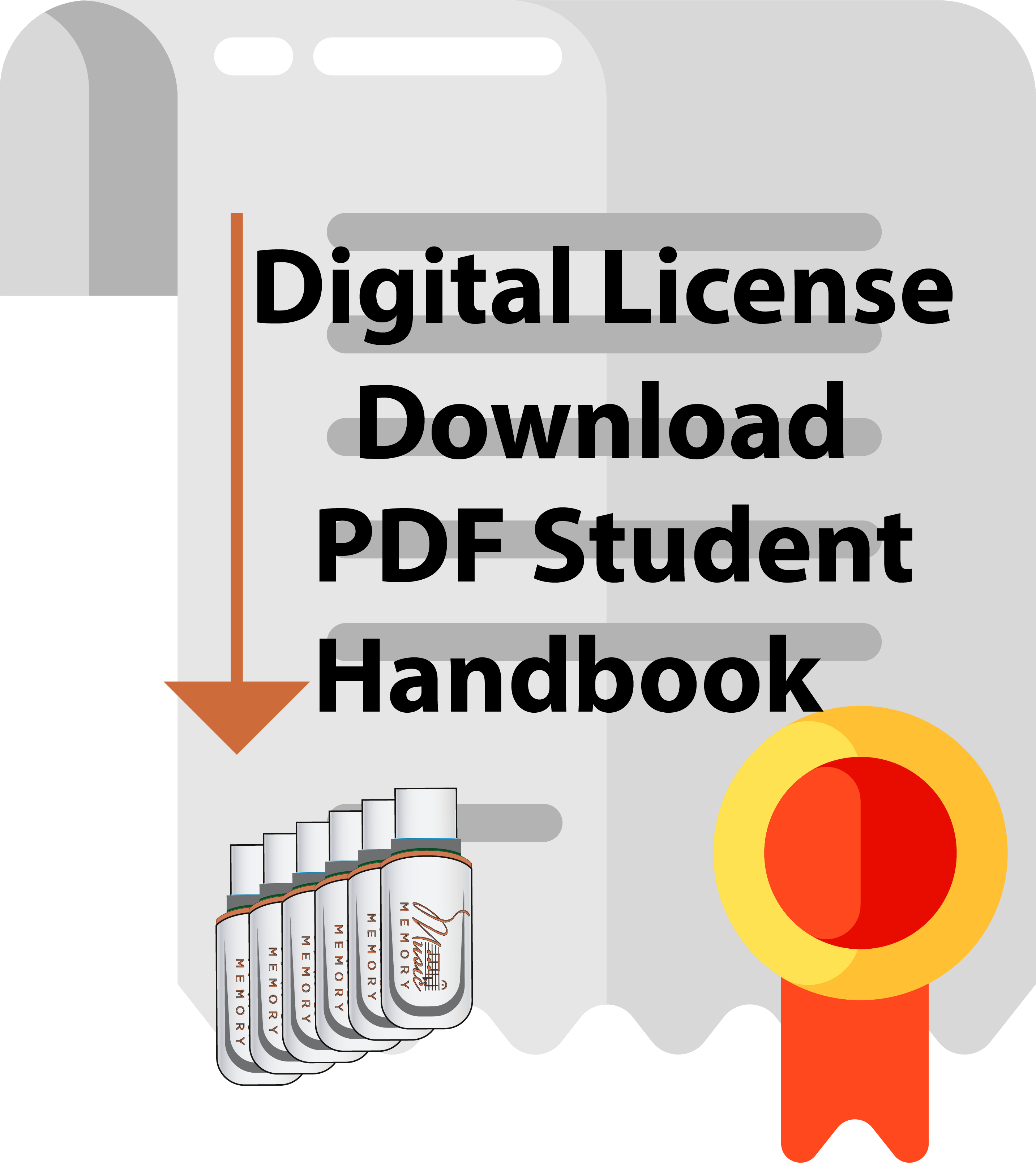 Digital License for PDF Student handbook with 6 Student Flashdrives (26)