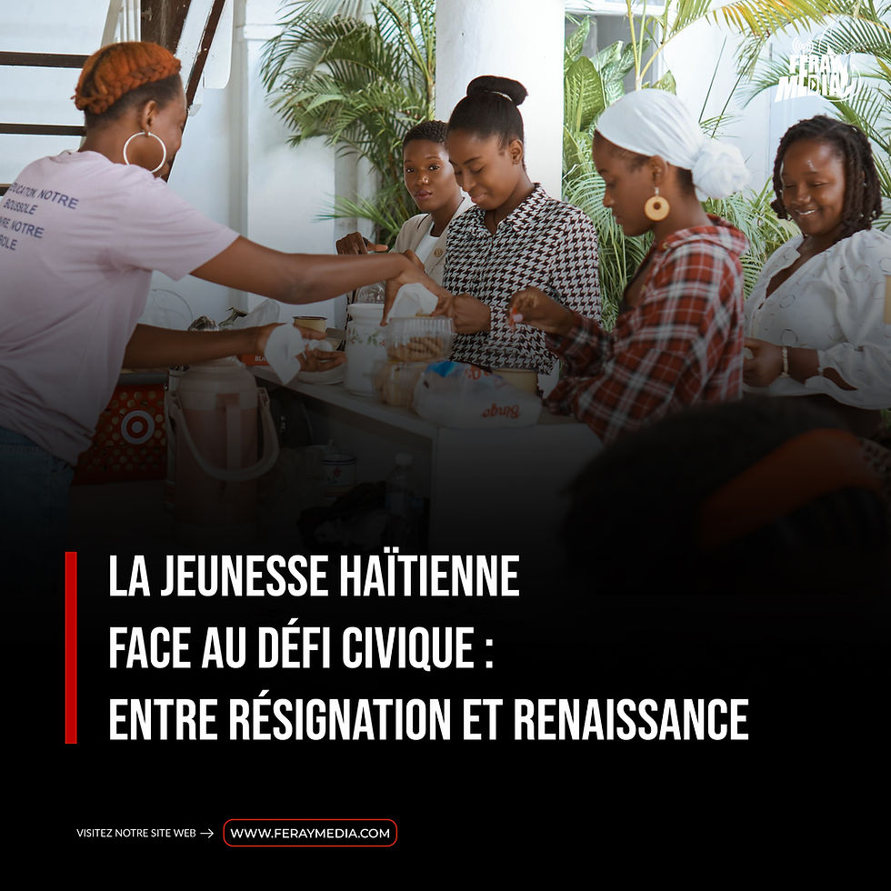La jeunesse haïtienne face au défi civique : entre résignation et renaissance