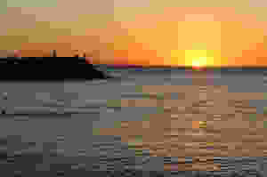 Por do sol em Perth