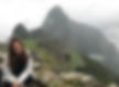 Marina em Machu Picchu