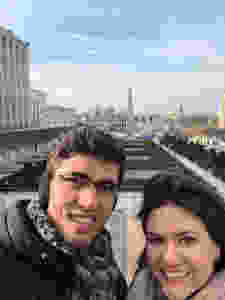 Felipe e Livia em Bruxelas