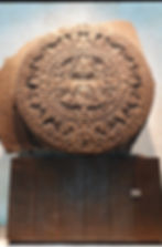 Calendário Asteca - Acervo do Museu Nacional de Antropologia - Cidade do México.