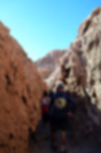 Valle de La Luna - entre paredões de areia