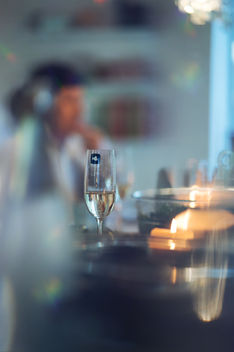 Shooting, Feier, Sektglas