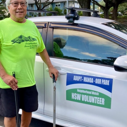 Neighborhood Security Watch Volunteer Safeguards Mānoa District Park