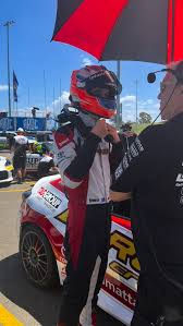 Jack Szewczuk suiting up for the race