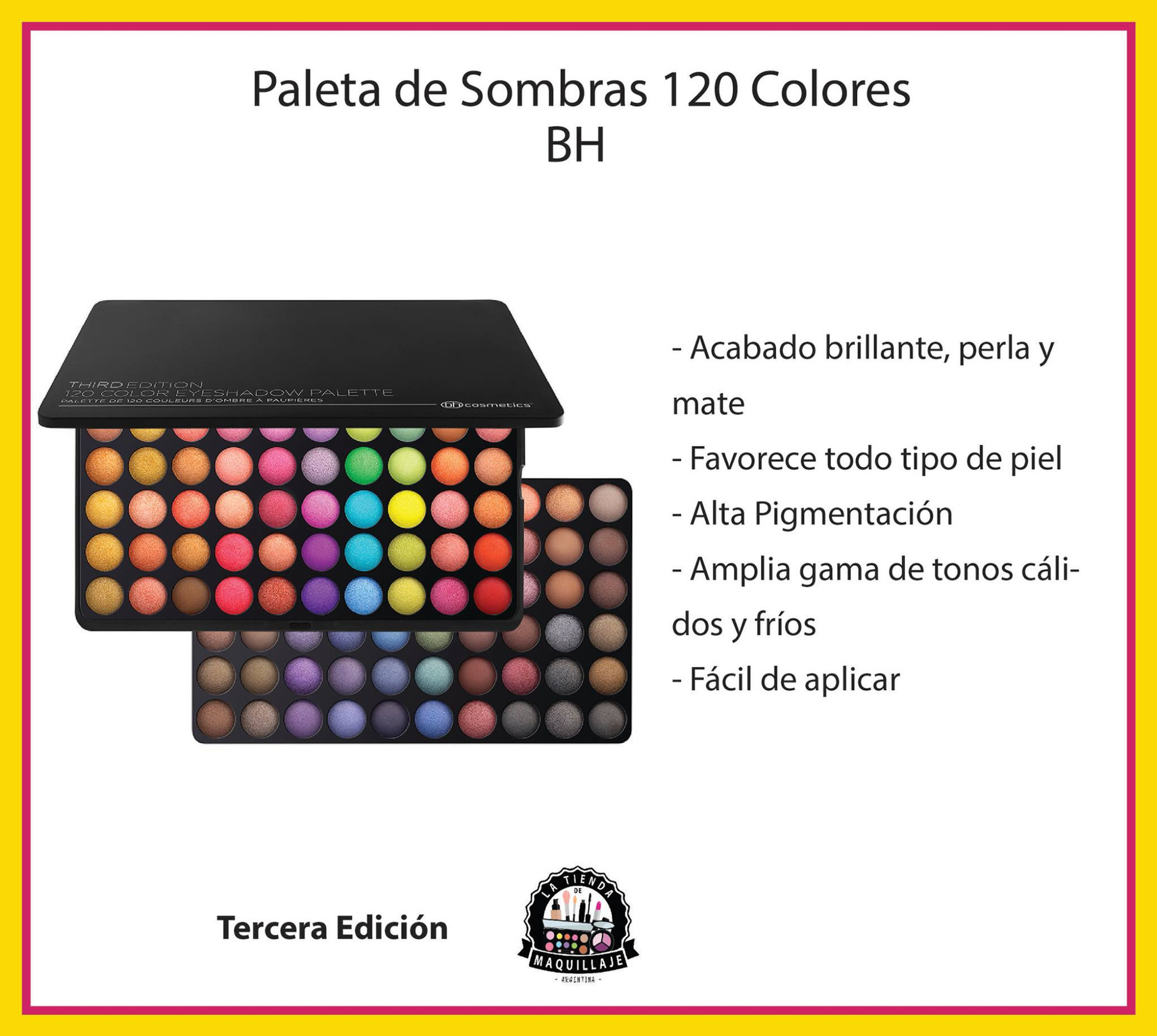 PALETA DE SOMBRAS DE 120 COLORES 3ª EDICION
