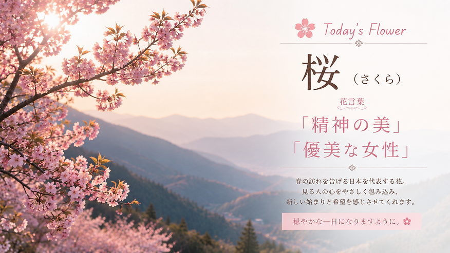 桜花言葉
