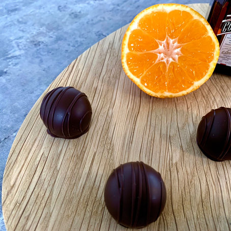 Orangetrøffel med Cointreau