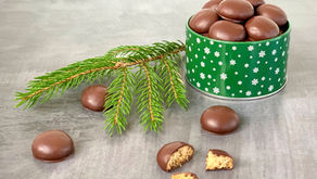 Chokoladeovertrukne pebernødder