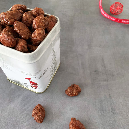 Brændte mandler med et twist af kanel og vanilje