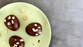 Marcipanæg med nougat