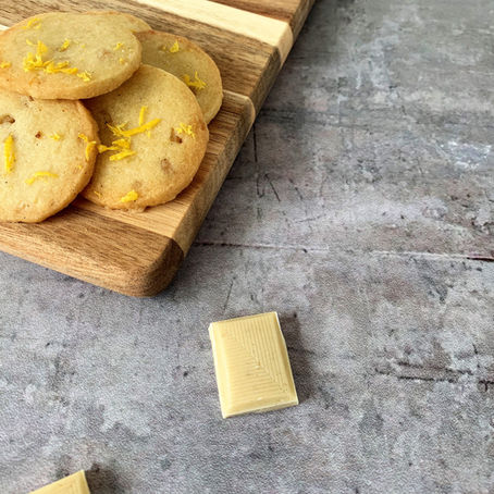 Citronspecier med hvid chokolade