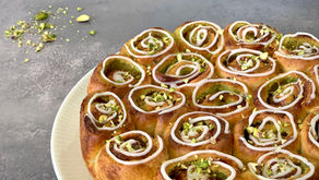 Smørkage med pistacie