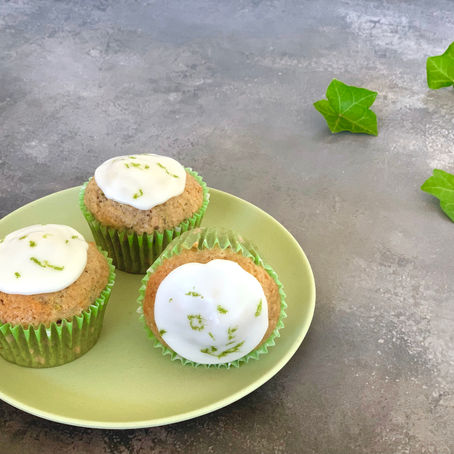 Squashmuffins med limeglasur