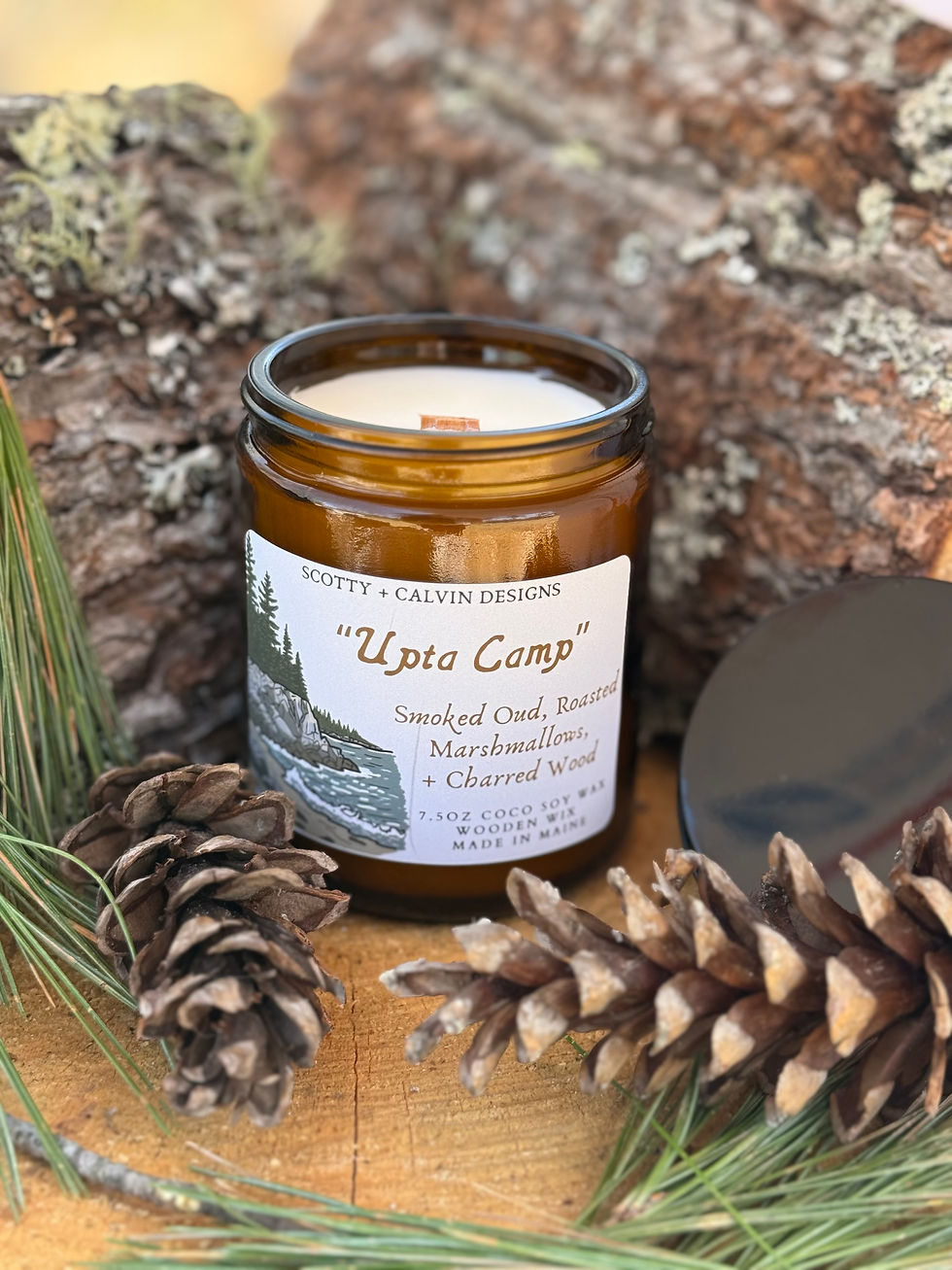 Thumbnail:  Upta Camp 7.5oz CocoSoy Candle