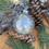 Thumbnail: Hand-dipped/ Hand-Painted Mercury Glass Ornament