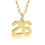 الصورة المصغرة: number pendant necklace