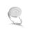 الصورة المصغرة: Engraved Initial Round Ring with Cubic Zirconia