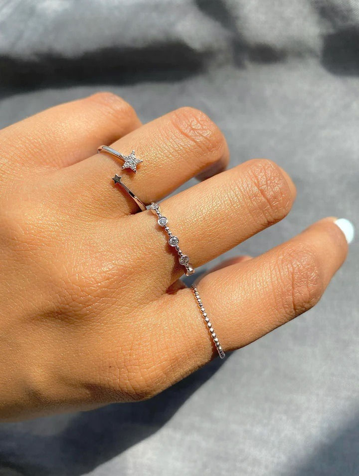 Thumbnail: Classic bead ring