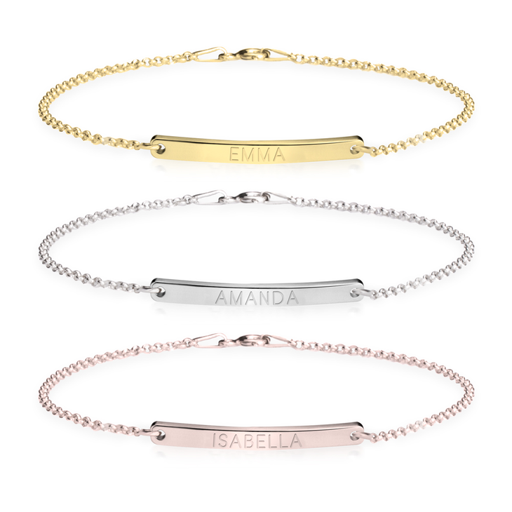 Thumbnail: Alqismat Skinny Bar Bracelet
