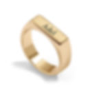 Custom Bar Stackable Name Ring
