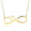 Thumbnail: Infinity Name Necklace with Heart