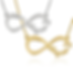 sterling Silver Customized Infinity Necklace