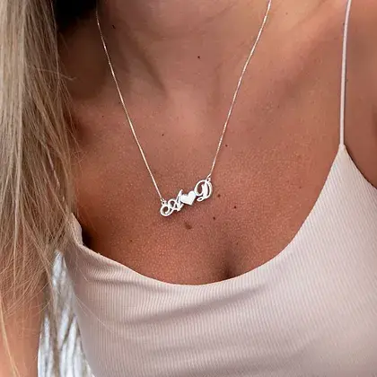 Alqismat Initial Necklaces