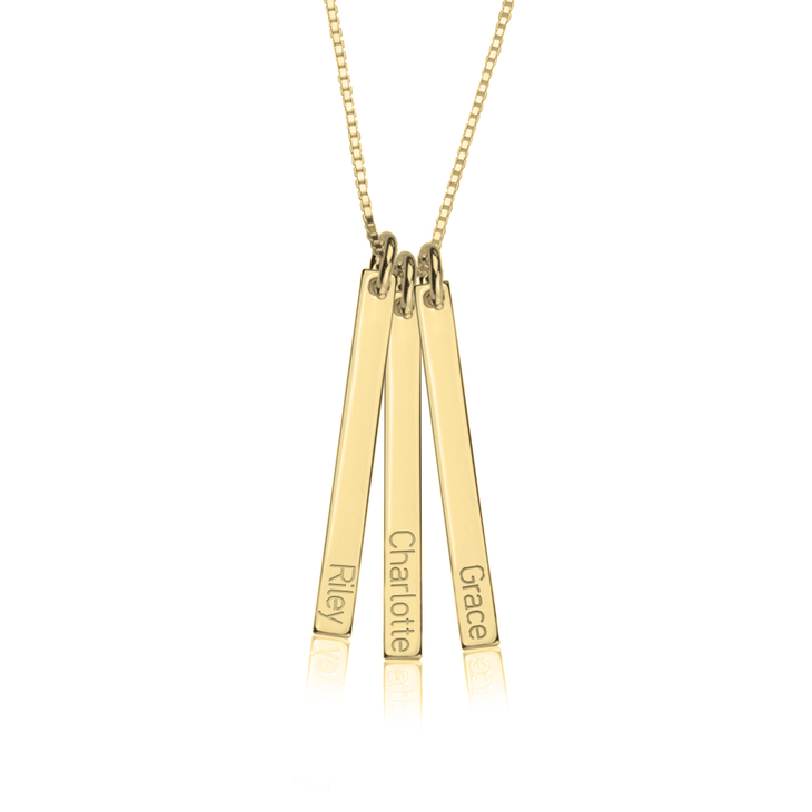 Thumbnail: Alqismat Dainty Bar Necklace