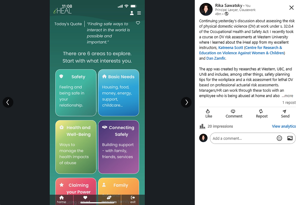 Workplace Domestic Violence
