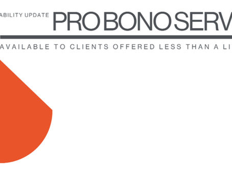 December 2024 Pro Bono Availability