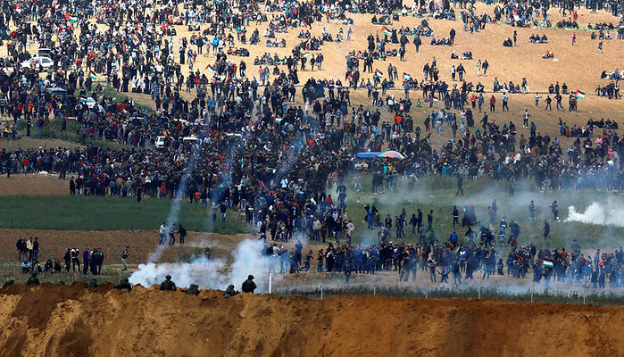 Gaza riots on the border 2018
