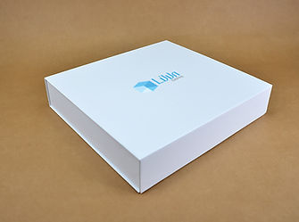 White Flap Open Box