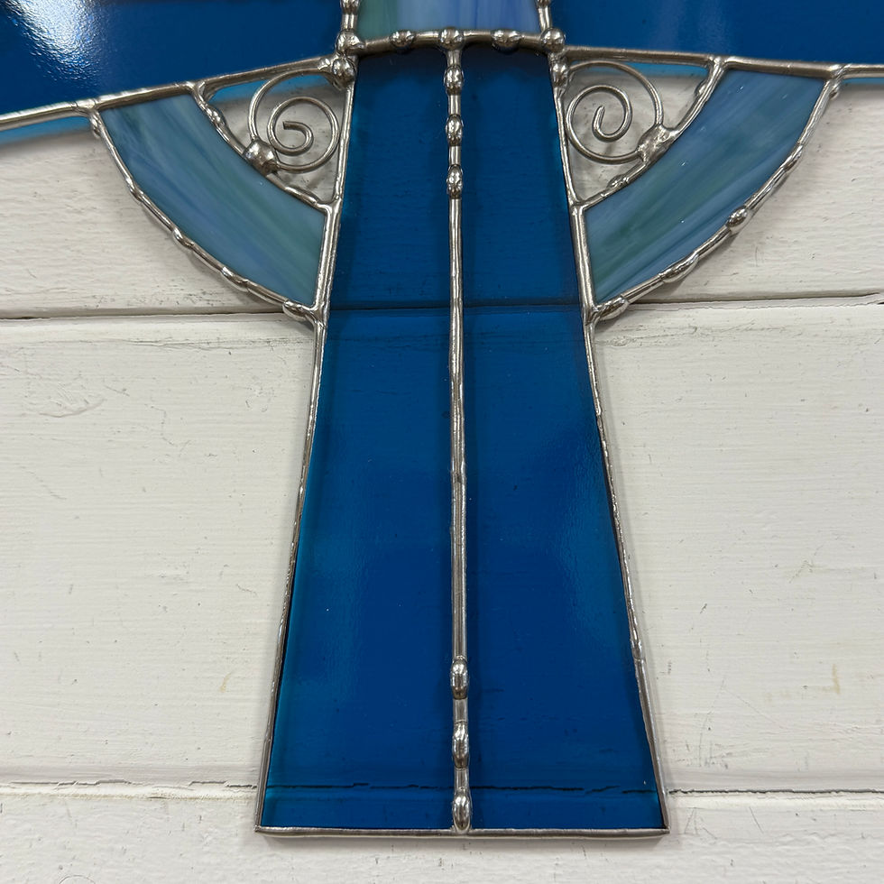 Thumbnail: Stained Glass Cross Suncatcher