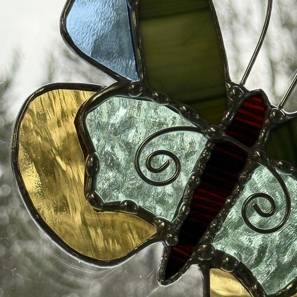 Thumbnail: Stained Glass Butterfly Suncatcher