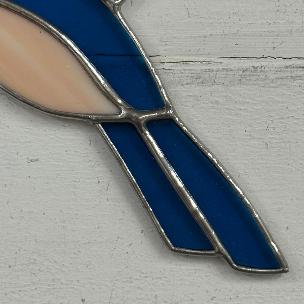 Thumbnail: Stained Glass Hummingbird Suncatcher