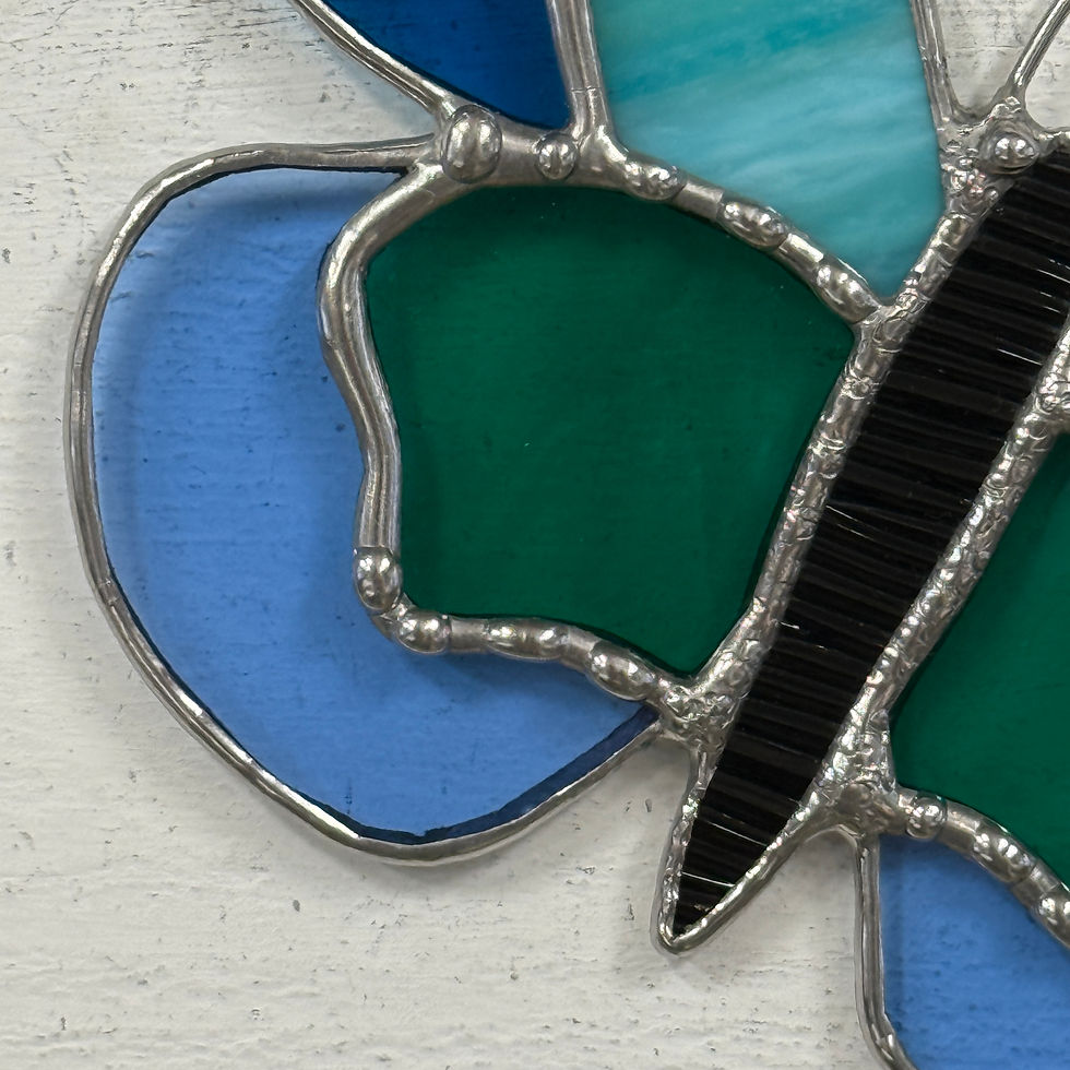 Thumbnail: Stained Glass Butterfly Suncatcher