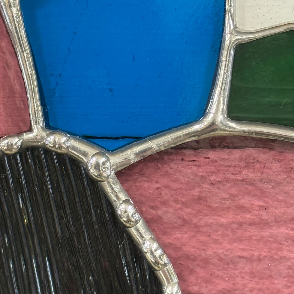 Thumbnail: Stained Glass Sunflower Suncatcher