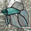 Thumbnail: Stained Glass Siamese Fighting Fish Suncatcher