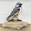 Thumbnail: Stained Glass Chickadee Sculpture on Driftwood