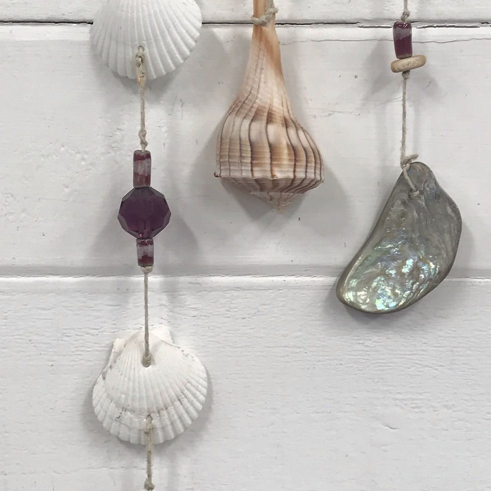 Thumbnail: Driftwood & Seashell Wind Chime